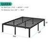 HLIPHA Metal Platform Bed Frame 12 Inch Tall,No Box Spring