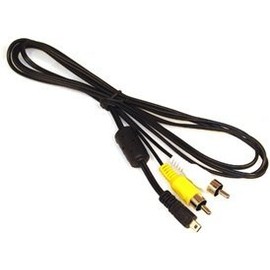 Replacement K1HA08CD0008, K1HA08CD0014 & K1HA08CD0020 AV Audio/Video RCA Cable Cord Intended for Select Panasonic Lumix Digital Cameras (Compatible Models Listed in the Description Below)