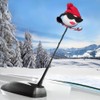 Coolballs® Cool Half Pipe Hottie Snowboarder Car Antenna Topper/Auto Mirror