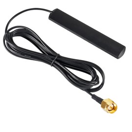AEDIKO Car Antenna Car Stereo FM AM Radio Antenna Car Adhesive Mount Hidden Patch Antenna SMA Male Connector for Vehicle Truck SUV Car Stereo