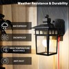 Dusk to Dawn Outdoor Lights with GFCI Outlet Sensor Outside