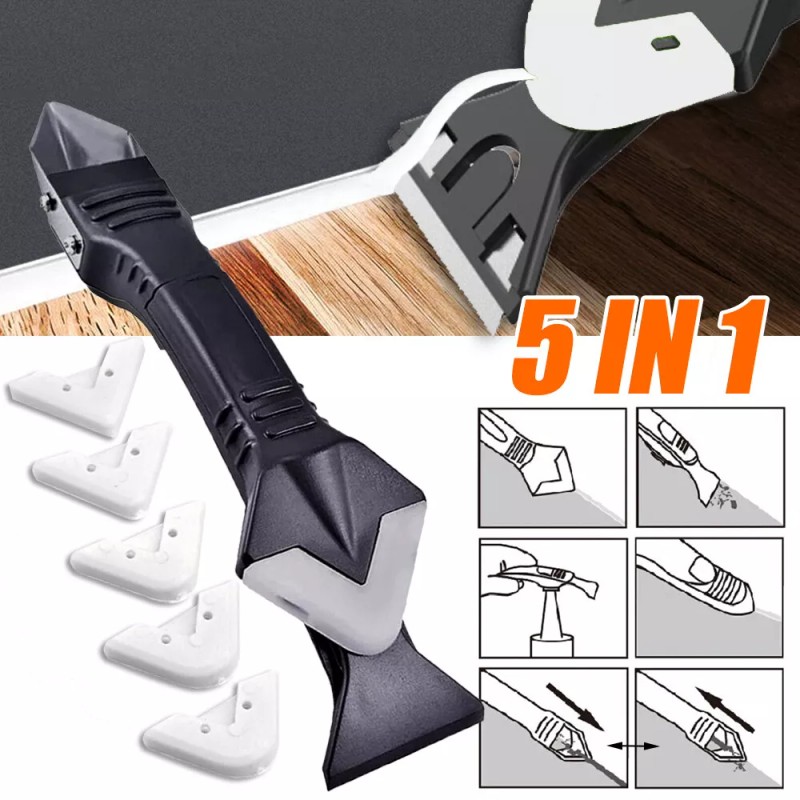 5 in 1 Silicone Sealant Remover Tool Kit Set Scraper