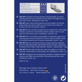 Shoeboy's Heel Soft - trittdämpfendes Fersenkissen zur Entlastung der Gelenke - Größe 41-43, 1 Paar