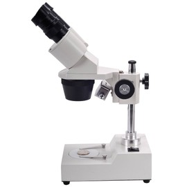 Omano OM124-1LP - 20X-40X - Dual-Power - Stereo Student Microscope - Halogen Illumination