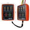 3 Phase Sequence Tester,Phase Rotation Meter Checker 20Hz-400Hz,Phase Indicator Order