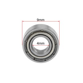 sourcing map 4 mm I.D. Miniature Ball Bearing 624z 684z 694z MR84zz 684ZZ (5 Quantity)