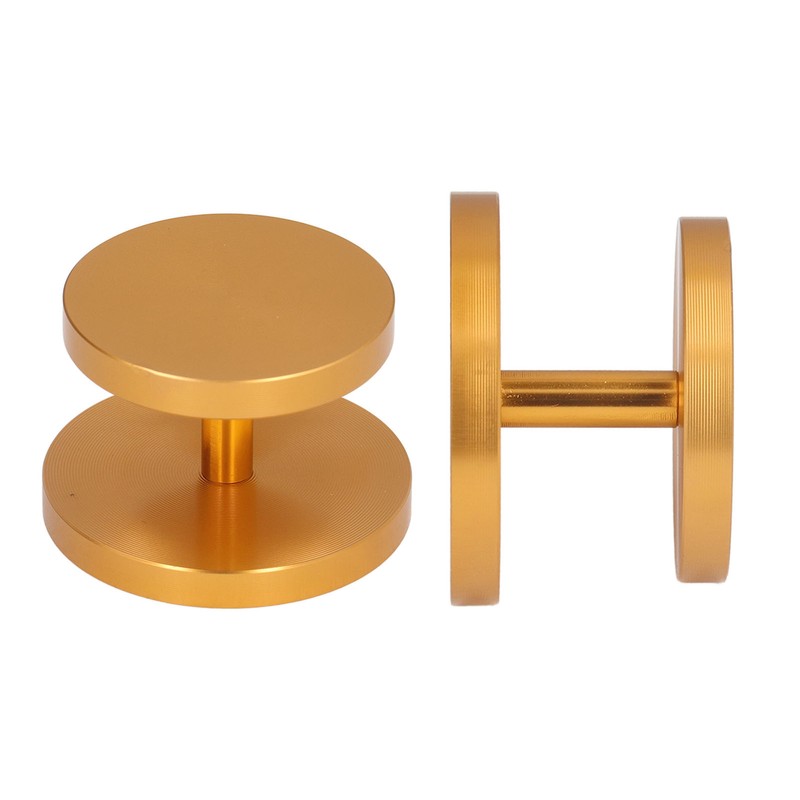 Double Head Coffee Powder Tamper Non Corrosive Aluminum Dual Sided