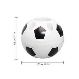 NAUZE Soccer Pen Holders Desktop Pencil Container Multifunctional Creative Soccer Style Pen Holders Kids Pencil Cup School Supplies for Your Home Office and Desk Storage