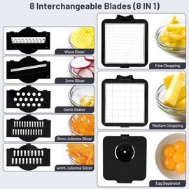 Vegetable Chopper, Food Chopper, Chopper Vegetable Cutter with Container, Onion Chopper, Slicers for Fruits and Vegetables, Kitchen Choppers and Cicers for Home use