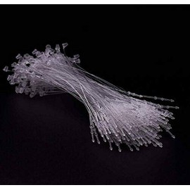 Plastic Fastener for Hang Tags, 2000 pcs Snap Lock Pin Security Loop for Retail Store Clothing, Accessory Price Tag (7 inch)