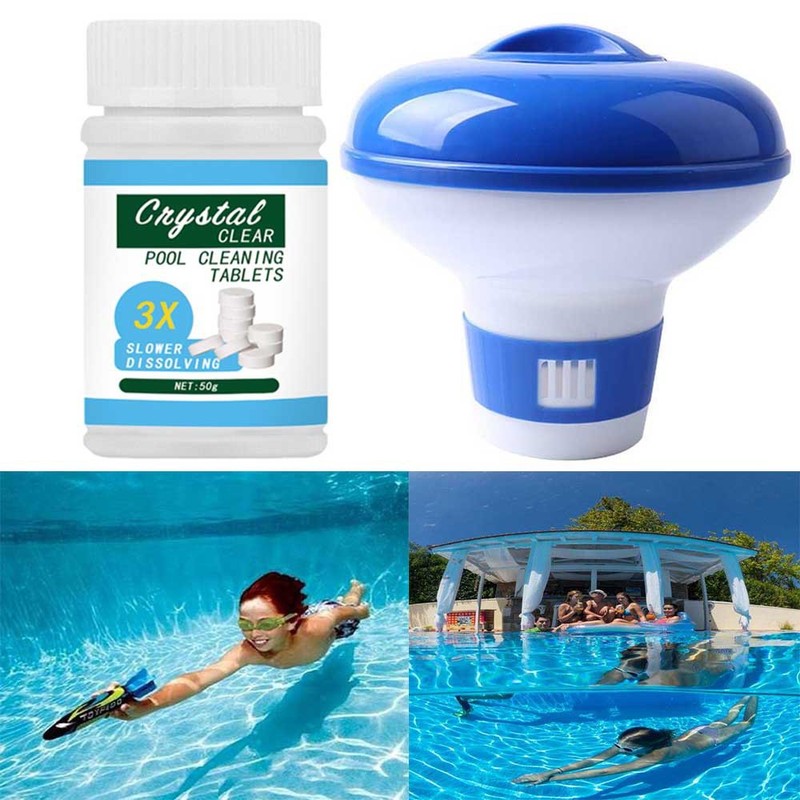Swimming Pool Cleaning Kit Accessories Garden Pond Test Strips Spa