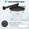 MONDAWE Rain Shower System, 9" High Pressure Shower Head and