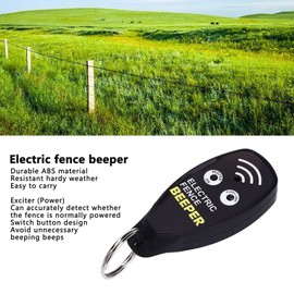Electric Fence Beeper, Portable Fence Voltage Tester Electrical Fence Voltage Tester Gardening Tool for Farms Home Gardens Agricultural Fencing