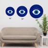 Evil Eye - Size: 19x19, EVIL EYE: Blue