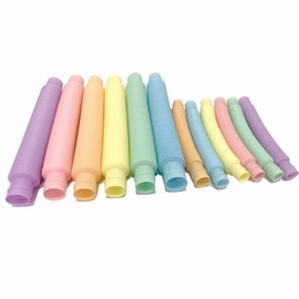 ASMR Ranked Pop Tube, Educational Toy, Stress Relief, Popular, Set of 12, Large Capacity, Children, Home, Washable, Hygiene, Present, Gift, Easy, Topic, Trend, Concentration