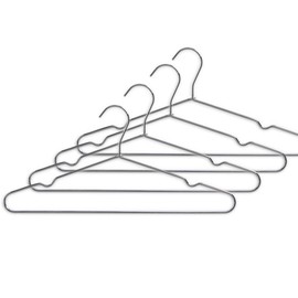 Zeller 17146 Metal Coat Hangers 4-Pack 40 cm