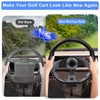 MOSNAI Golf Cart Steering Wheel or Adapter Fit Golf Cart
