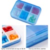 ZDQZC Pill Organizer - Portable Pill Box Small Pill Container