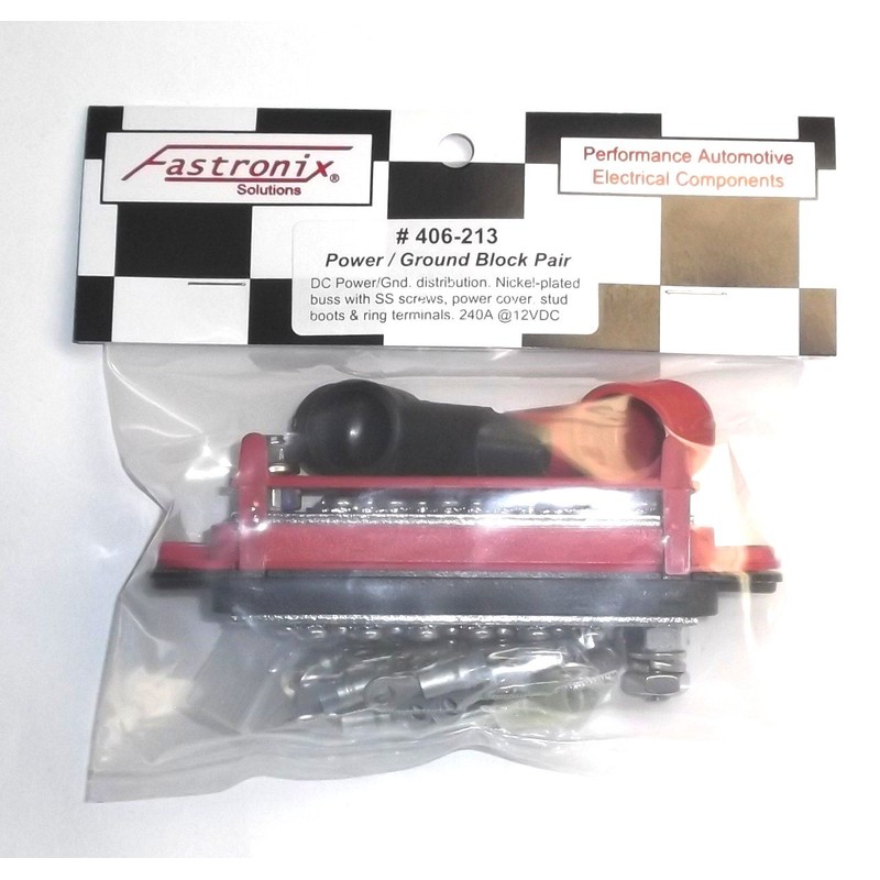 Fastronix 12 Terminal Power and Ground Distribution Block Kit