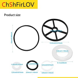 ChShFirLOV Replacement Filter Valve Parts Spider Gasket Kit - for Hayward 1 1/2" SP0710 SP0710X SP0711 SP0712-1Set