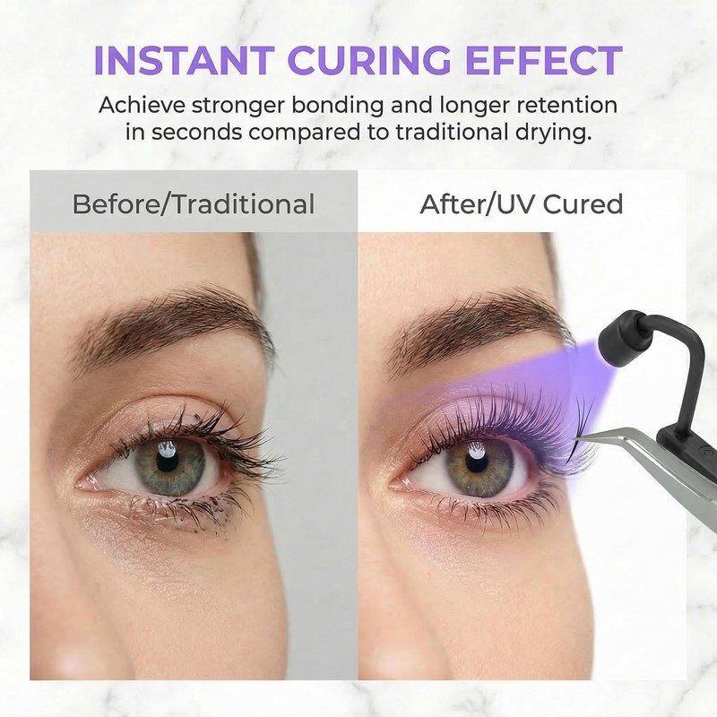 Led Uv Lash Lamp Flash Cure Light for Eyelash Extension,Eyelash