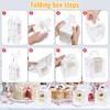 25 Pcs Individual Cupcake Containers, Cupcake Gift Boxes with Window,