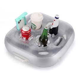 Floating Drink Holder, Pool and Hot Tub Accessories, Upgraded Design for Pool Fun, Party, Hot Tub