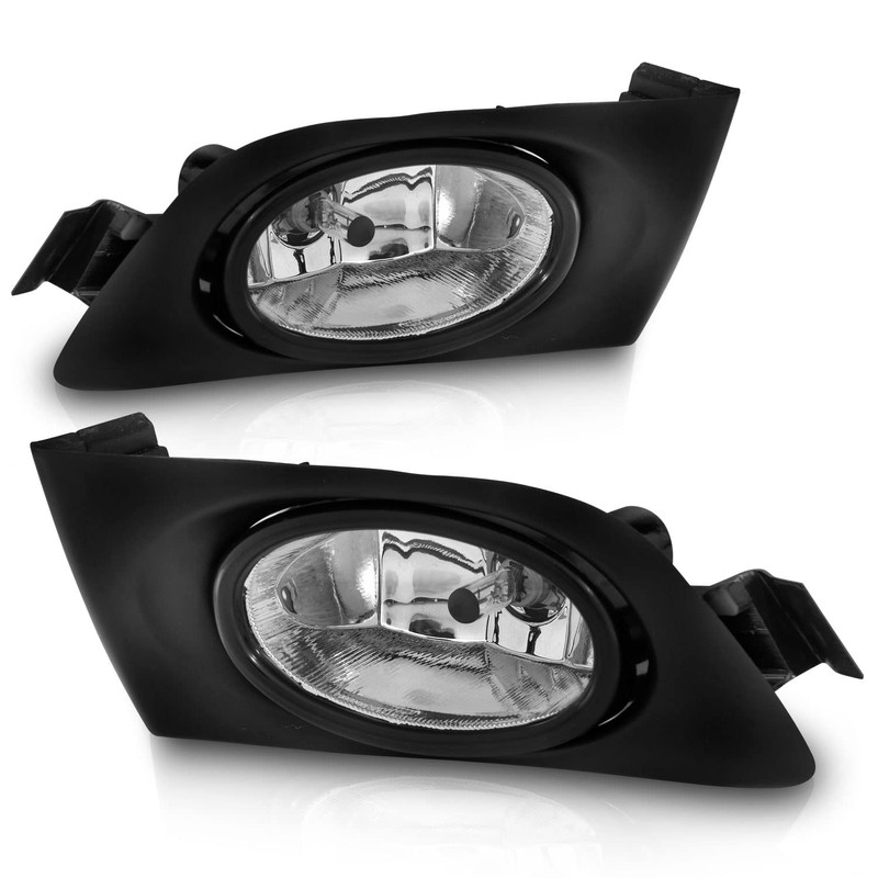 AmeriLite for 2001-2003 Honda Civic 2Dr/4-Door Clear Halogen Replacement Bumper