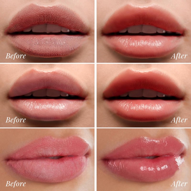 ANRCOLLECT Lip Mask + Lip Scrub, 4P Lip Care Set