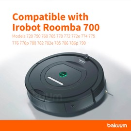 BAKUUM Pack of 8 HEPA Filters Compatible with iRobot Roomba 700 Series Pack Replacement and Accessories for Robot Vacuum 720 750 760 765 770 772 772e 774 775 776 776p 780 780 782 76 782 782 782