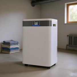New Smart Electric Dehumidifier 52 Pints Low Noise for Home Basement Humidity ControlDefault: Default