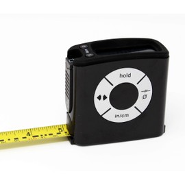 K Digital Tape Measure, Display Reads Accurate Distance, English and Metric Units, Sixteen Feet Tape Length