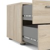 Tvilum 2 Drawer Nightstand, Oak Structure