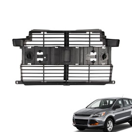 Front Active Radiator Grille Shutter Compatible with 2013 2014 2015 2016 Escape 2.5L l4 GAS W/o Actuator Motor, Radiator Grill Air Shutter Control Assembly CJ5Z8475A FO1206102 CJ5Z-8475-A