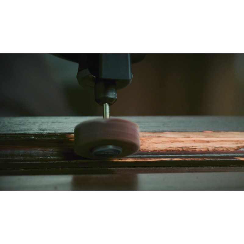 Dremel 2615050432 4.8 mm 80 Grit Flap Wheel - Red