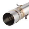 Motorcycle Exhaust Intermediate Pipe, Stainless Steel Intermediate Exhaust Connector, Suitable