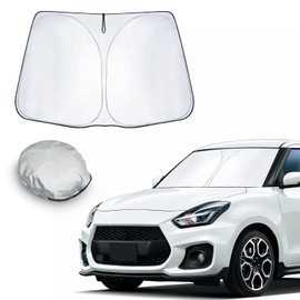 CDEFG Kompatibel mit Suzuki Swift/Sport/Hybrid 2017-2022 2023 2024 Sonnenschutz Abdeckungen Frontscheibe Sonnenschirm Die Vordere Schallwand Windschutzscheibe Auto Sonnenblende Zubehör