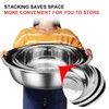 Domensi Set of 3 Extra Large Stainless Steel Mixing Bowls