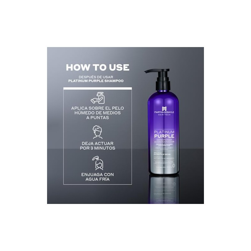 MARTHA DEBAYLE ACONDICIONADOR PLATINUM PURPLE 450ml
