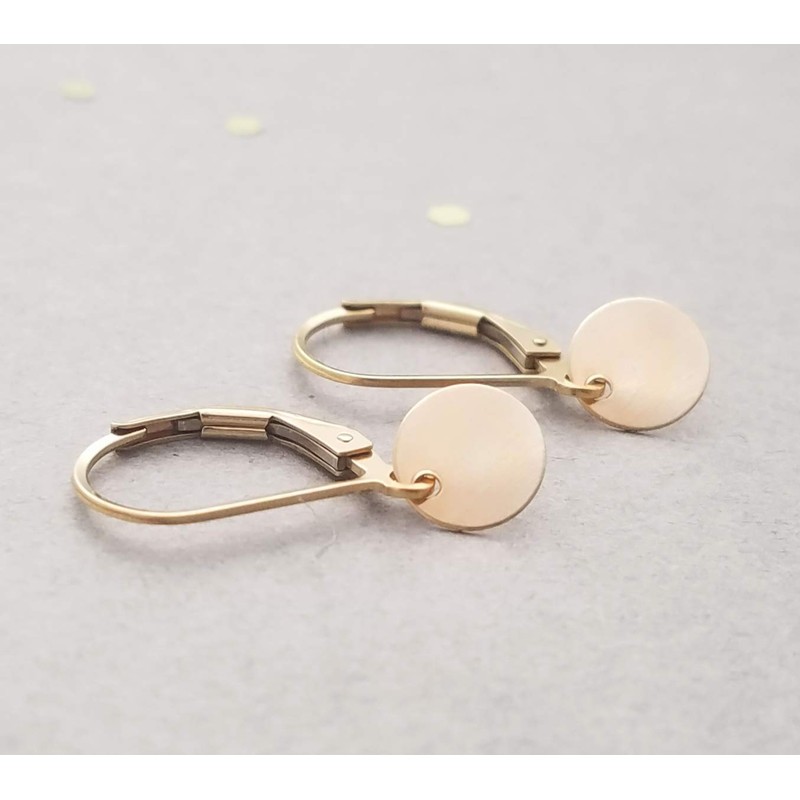 Tiny 14k Yellow Gold Filled Earrings