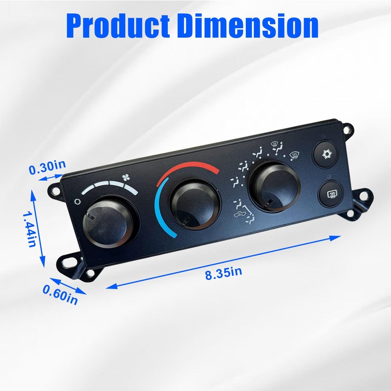 BABERGOU A/C Heater Climate Control Module Compatible with Dodge Ram