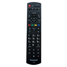 Aurabeam Original TV Remote Control Panasonic TX47ASW654 TX-L42ETW60 TX-L47ETW60 TX39AS600E TX-39AS500Y TX39AS600E TX-39AS600E TX-L42EW6 TX-42ASW504TX-55AS750E TV (N2Q) AYB00000829 Original)