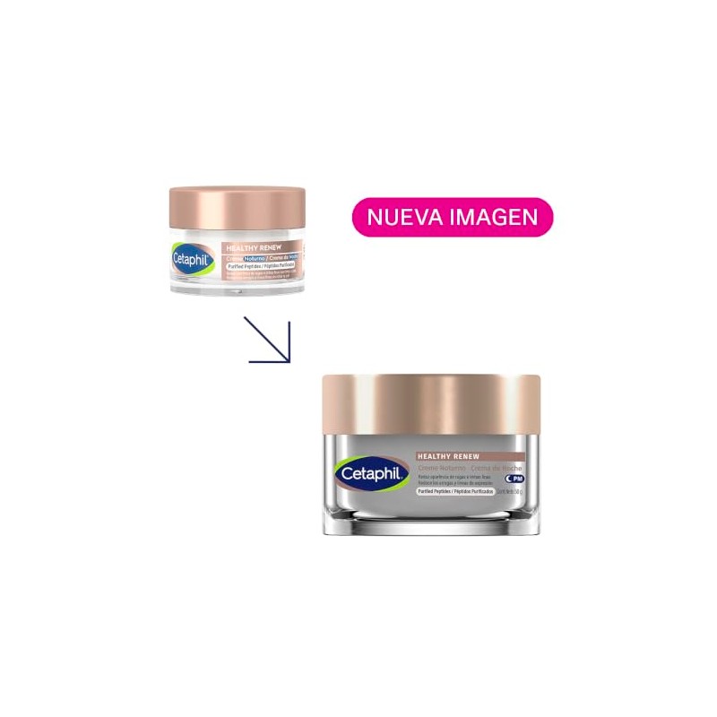 Cetaphil Healthy Renew Crema Noche Péptidos Purificados Reduce Líneas Finas