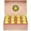 Teabloom Organic Lemon Mint Chamomile Pyramid Tea Presentation Box, 12