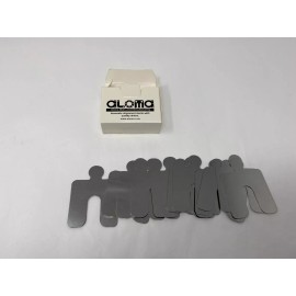 Aloma Shim A.015-PACK-REG Size A .015 304 Stainless 2"x2" w/Tab Shims Box of 20