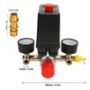 Air Compressor Pressure Switch Dual Regulator Automatic Pressure Control Valve