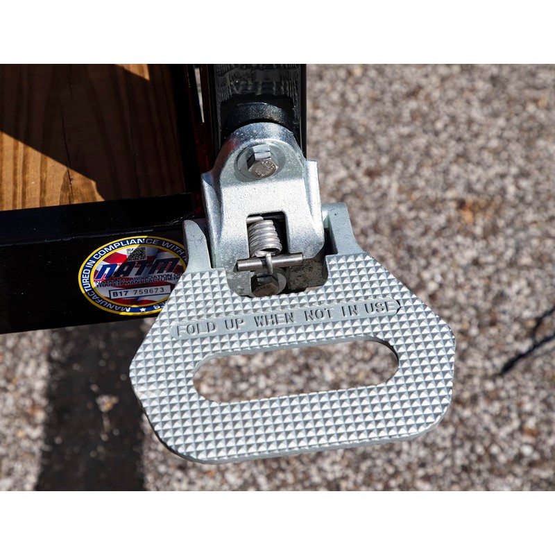Buyers Products 52365862 Silver Folding Truck Step, Cast Steel with