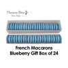 Macarons Gift Box of 24 - Blueberry