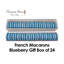 Macarons Gift Box of 24 - Blueberry