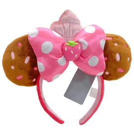 XXXPOWERXXX Mouse Ear Headbands with Bow,Sequins Hairbands Hair Accessories (HB147)